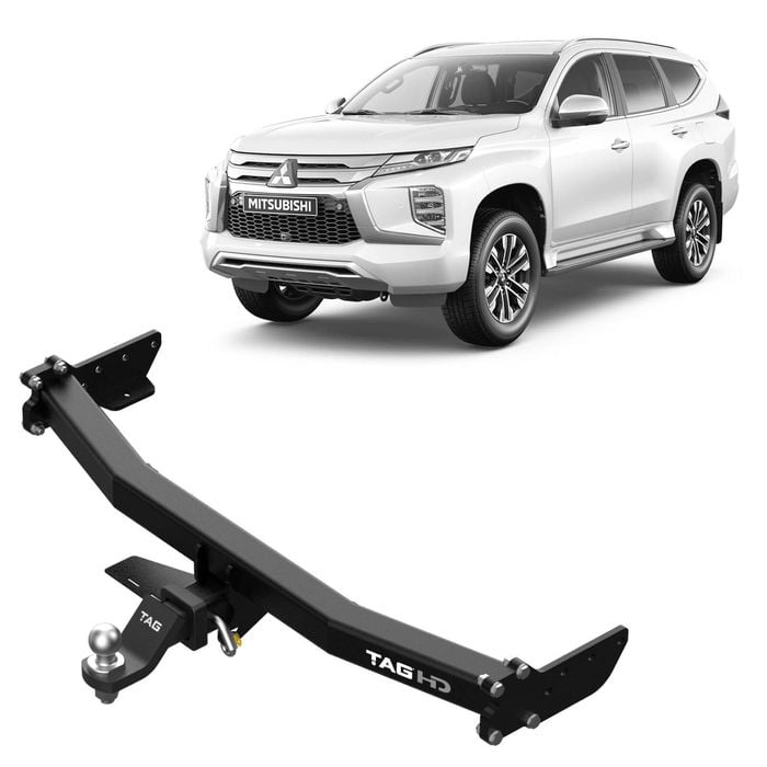 Tag Heavy Duty Towbar & Direct Fit Wiring Kit For Mitsubishi Pajero Sport (qf & Qg Series) (11/2019 - On)