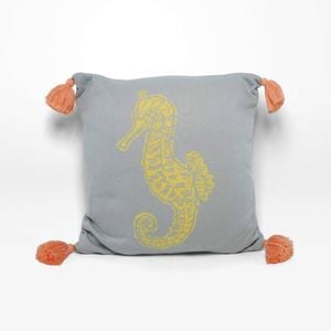 Rayell Kids Cushion Seahorse Sky Blue 45x45cm Home Decor
