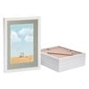 Nicola Spring Photo Frames with A5 Mount - A4 (8" x 12") - White - Pack of 5