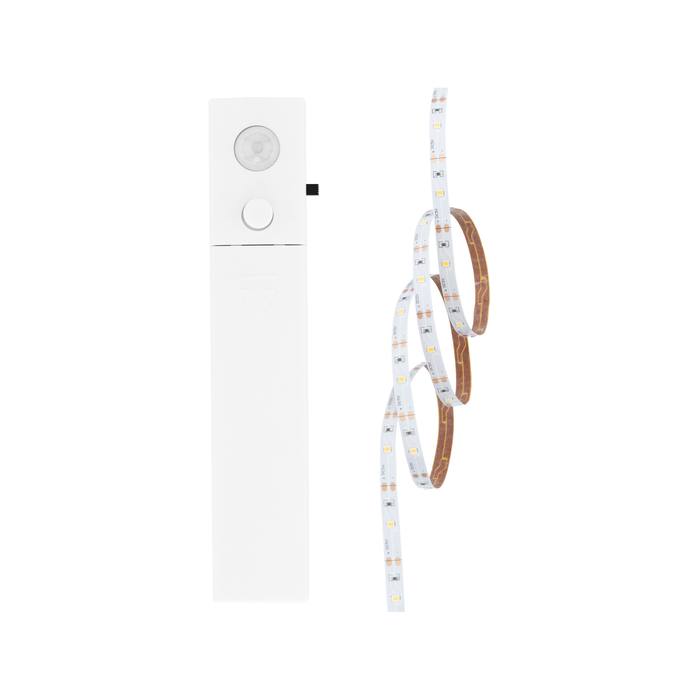 Click 1m Warm White Battery Operated LED Sensor Strip Light