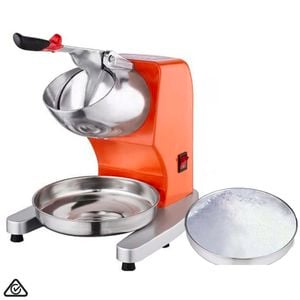 SOGA Electric Ice Shaver – Orange Stainless Steel