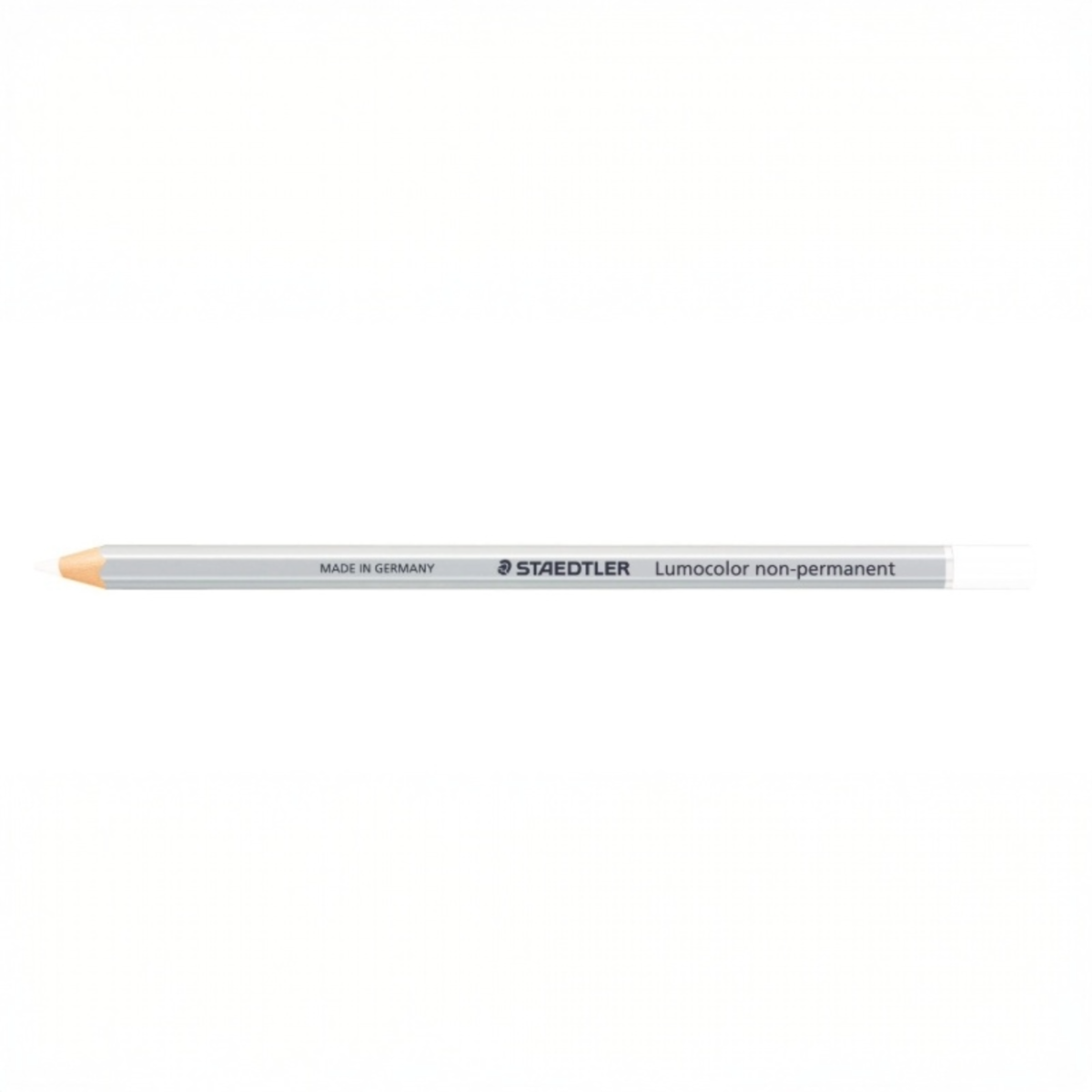 Staedtler Lumocolor Omnichrom – Lot De 12 Crayons Blancs Non-Permanents – Marquage Toutes Surfaces, Effaçables à Sec & à L’Eau