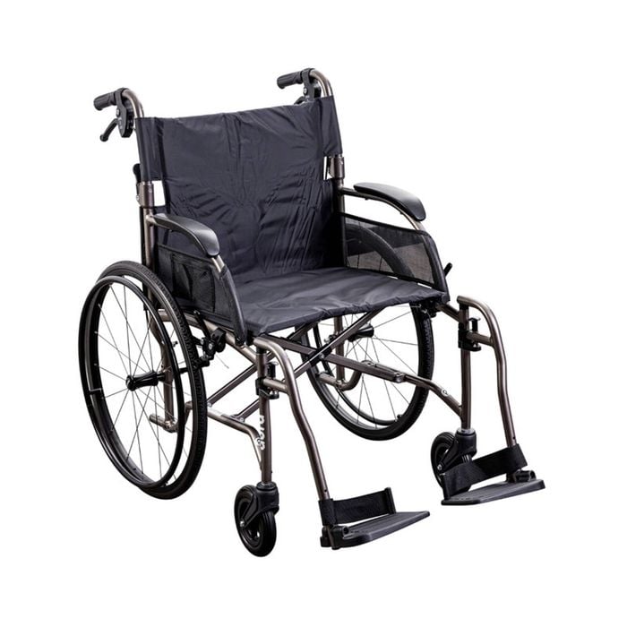 Unicare Health-510mm-Meteor Grey-Aura-Lightweight Manual Wheelchair
