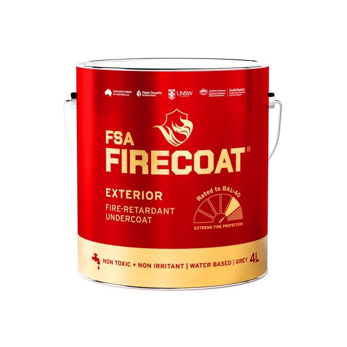 Firecoat 4L Grey Exterior Fire-Retardant Undercoat