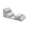 Costway 6pcs Bed Wedge Pillow Set Memory Foam Wedge Pillow Adjustable Pillow Set Grey