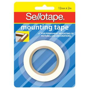 Sellotape Mounting Tape (12mmx2m)