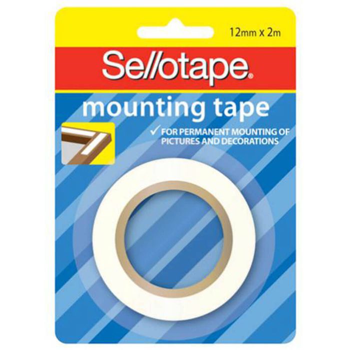 Sellotape Mounting Tape (12mmx2m)