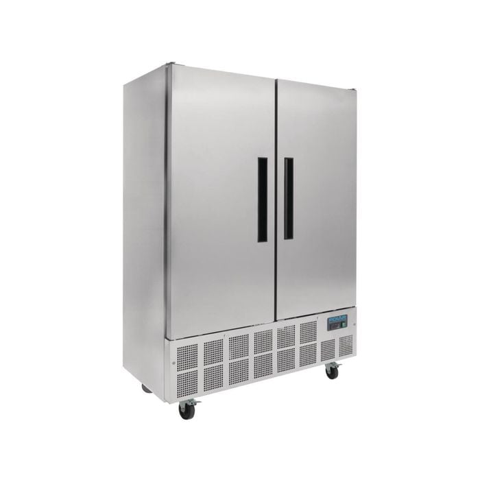Polar G-Series 2 Door Slimline Upright Fridge 960Ltr - Commercial Solid Door Upright Fridges (GD879-A)