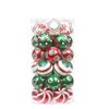 Catzon 30 PCS Christmas Balls 60MM Painted Hanging Ornaments-RedGreen