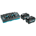 Makita 40Vmax XGT Battery and Charger Starter Pack (2x5.0Ah)