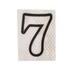 Sandleford 80mm Self Adhesive Night Shine House Number 7