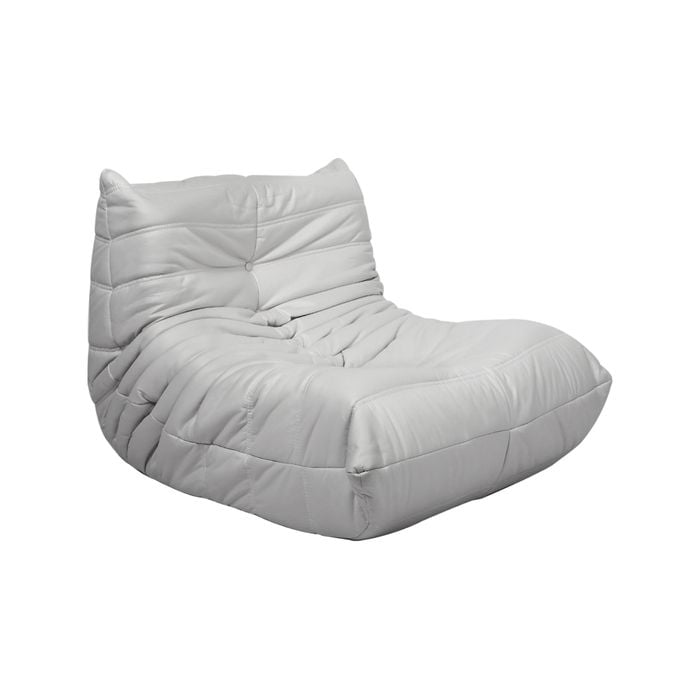 Levede Caterpillar Lazy Sofa Single Floor Lounge Grey