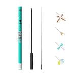 Uah Pet Telescopic Teaser Wand Pet Cat/Kitten Toy