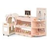 Costway Doctor Play Set Pretend Hospital Office Medical Center Kit Pink