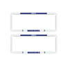 2x OFFICIAL NRL New Zealand Warriors Car Number Plate Frame Cover Surround