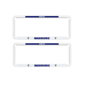 2x OFFICIAL NRL New Zealand Warriors Car Number Plate Frame Cover Surround