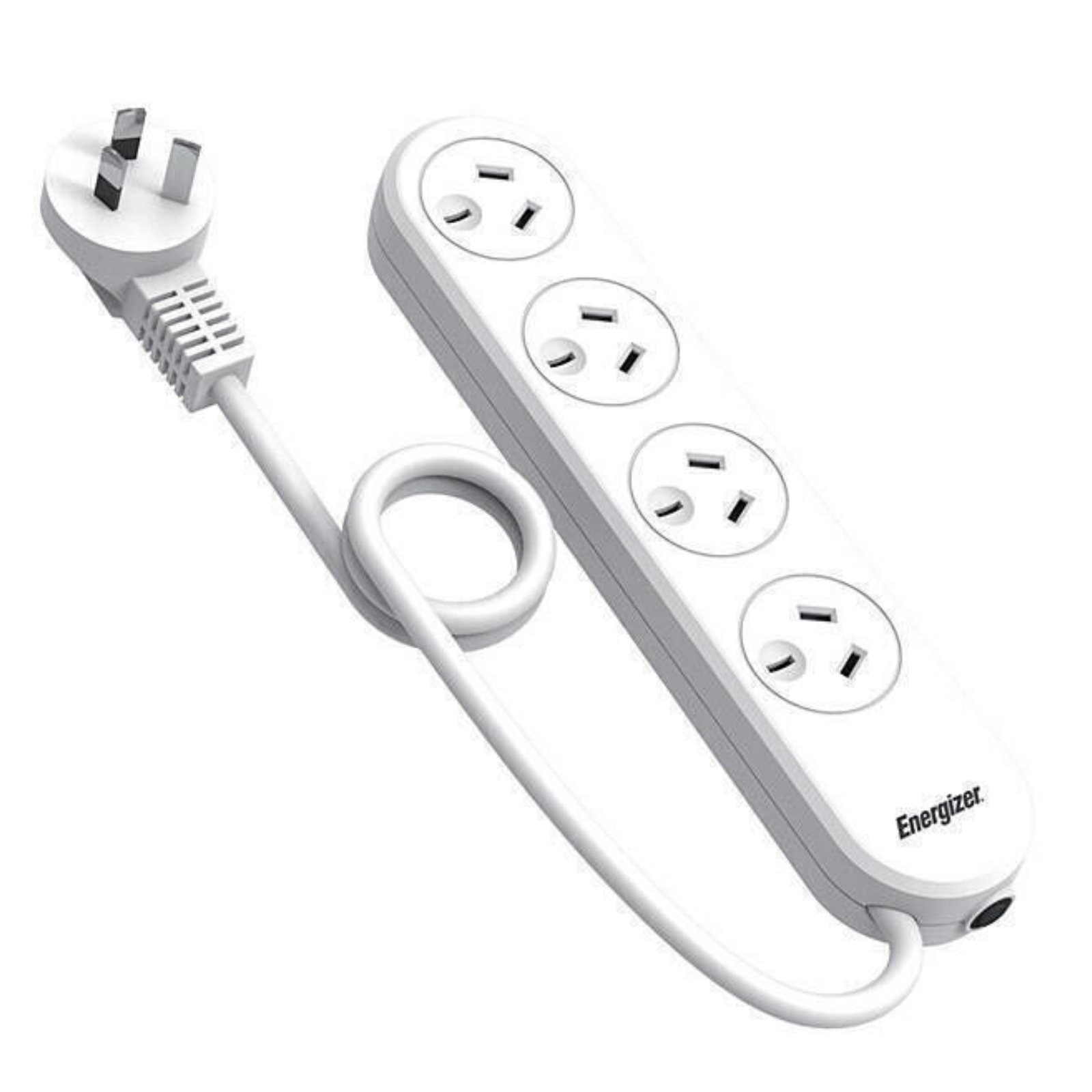 ENERGIZER 4 Outlet White Powerboard With Individual Switches thumbnail 2