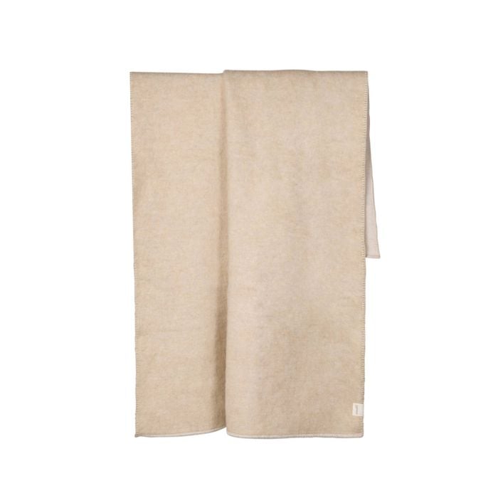 Amalfi Avalon Stitch Throw Ivory 130x180cm