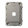 HPM ARTEOR 1 Gang Wall Switch - Grid Only - Magnesium