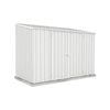 Absco Sheds 3.0 x 1.52 x 2.08m Surfmist Space Saver Double Door Shed