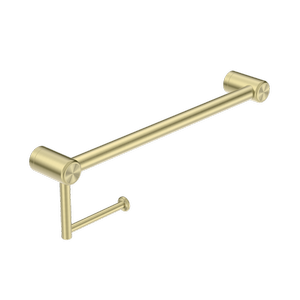 Nero Mecca Care 25mm Toilet Roll Rail 450mm Brushed Gold
