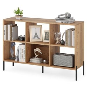 Costway 6 Cube Display Cabinet-natural