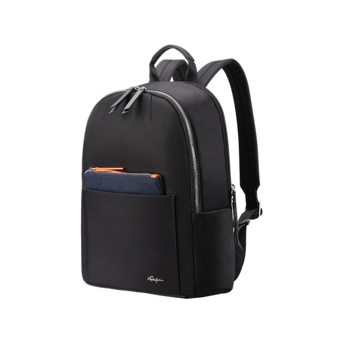 BOPAI Waterproof Microfiber Women’s Business Backpack 14″ -Black
