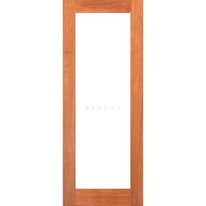 Woodcraft 2040 x 820 x 35mm Internal Door 1Lite Clear Safety Glass