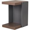 Phil Side Table - Walnut and Black Oak