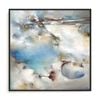 Artey | Standing Still In Motion - Framed Canvas - Black Frame - 100 x 100cm