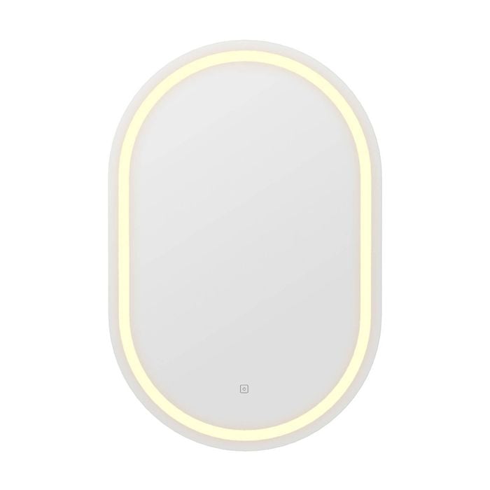 Embellir 50x75cm LED Wall Mirror Oval Bunnings Australia