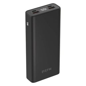 EFM 20 000mAh Digital Power BankWith 20W Output - Black