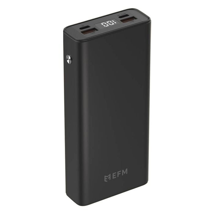 EFM 20 000mAh Digital Power BankWith 20W Output - Black