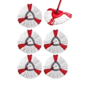 Catzon 6 Pack Mop Heads For Vileda Easywring Spin Mop Refills