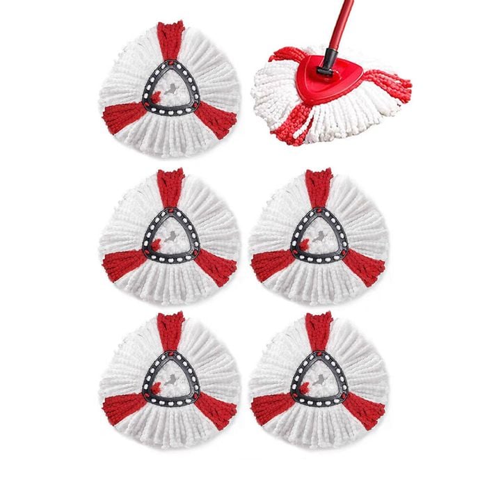 Catzon 6 Pack Mop Heads For Vileda Easywring Spin Mop Refills