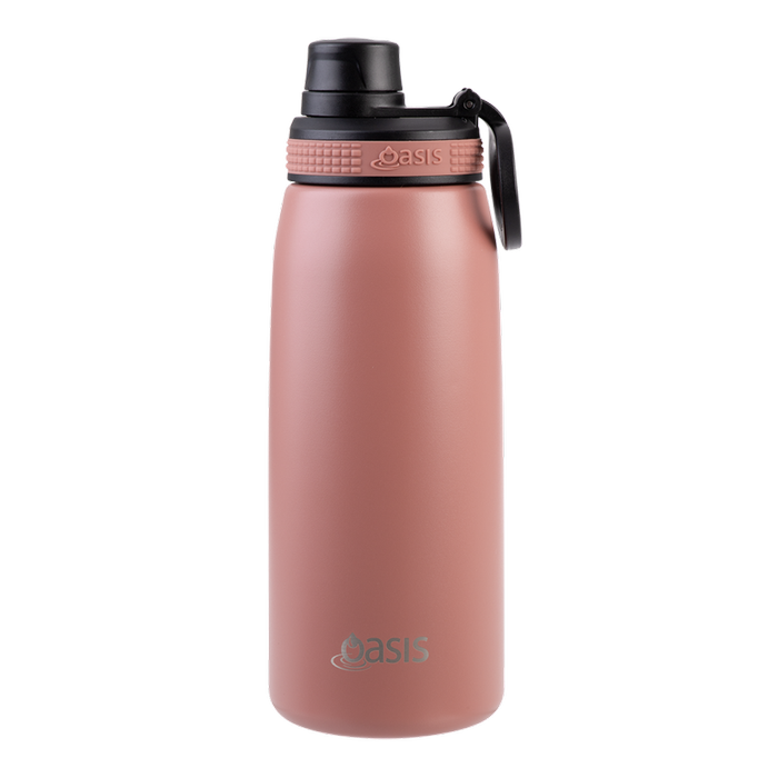 Oasis Double Wall Insulated Sports Bottle with Screw-Cap 780ml - Auburn