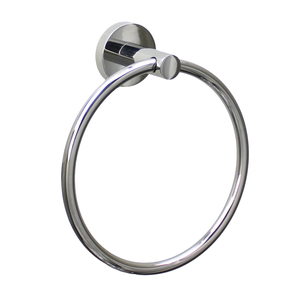 Barelli Polished Chrome Toscana Towel Ring