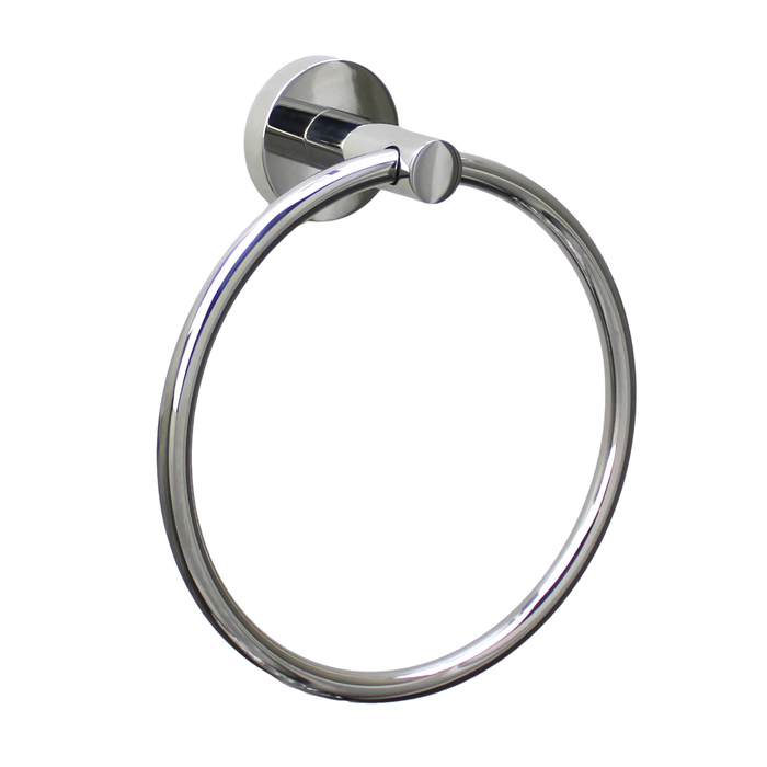 Barelli Polished Chrome Toscana Towel Ring