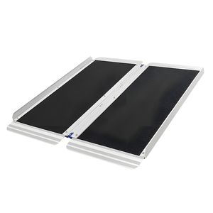 Heeve 1500mm Aluminium Single-Fold Premium Wheelchair Ramp With Carry Bag 300kg Capacity H0147