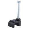 DETA 7mm Flat Cable Clips - 20 Pack - Black