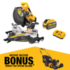 DeWALT 54V 9.0Ah XR 305mm Flexvolt Sliding Mitre Saw Kit DCS781X1-XE