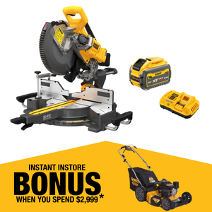 DeWALT 54V 9.0Ah XR 305mm Flexvolt Sliding Mitre Saw Kit DCS781X1-XE