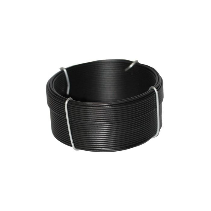 Jack 1.60mm x 20m Black PVC Coated Tie Wire