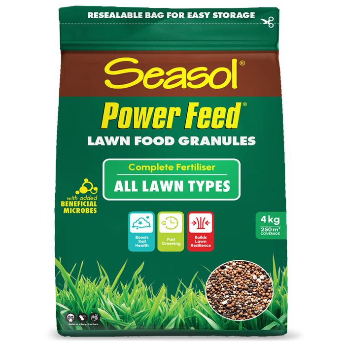 Seasol 4kg Power Feed Lawn Food Granules All Lawns