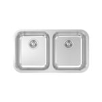 Abey Daintree Stainless Steel Double Bowl Kitchen Sink