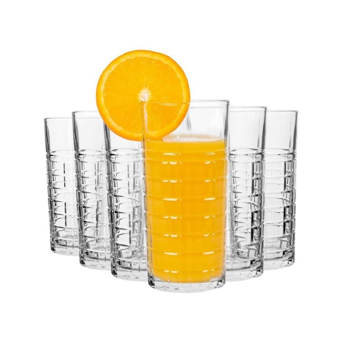 LAV Brit Highball Glasses - 356ml - Clear - Pack of 6