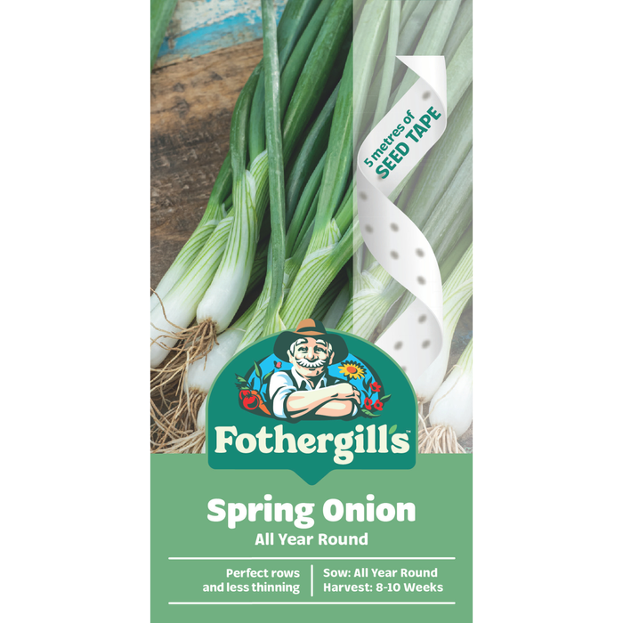 Fothergill's Spring Onion All Year Round Seed Tape