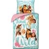 Spirit Riding Free Find Your Wild Girls Cotton Quilt Cover Set - Single Bed Size