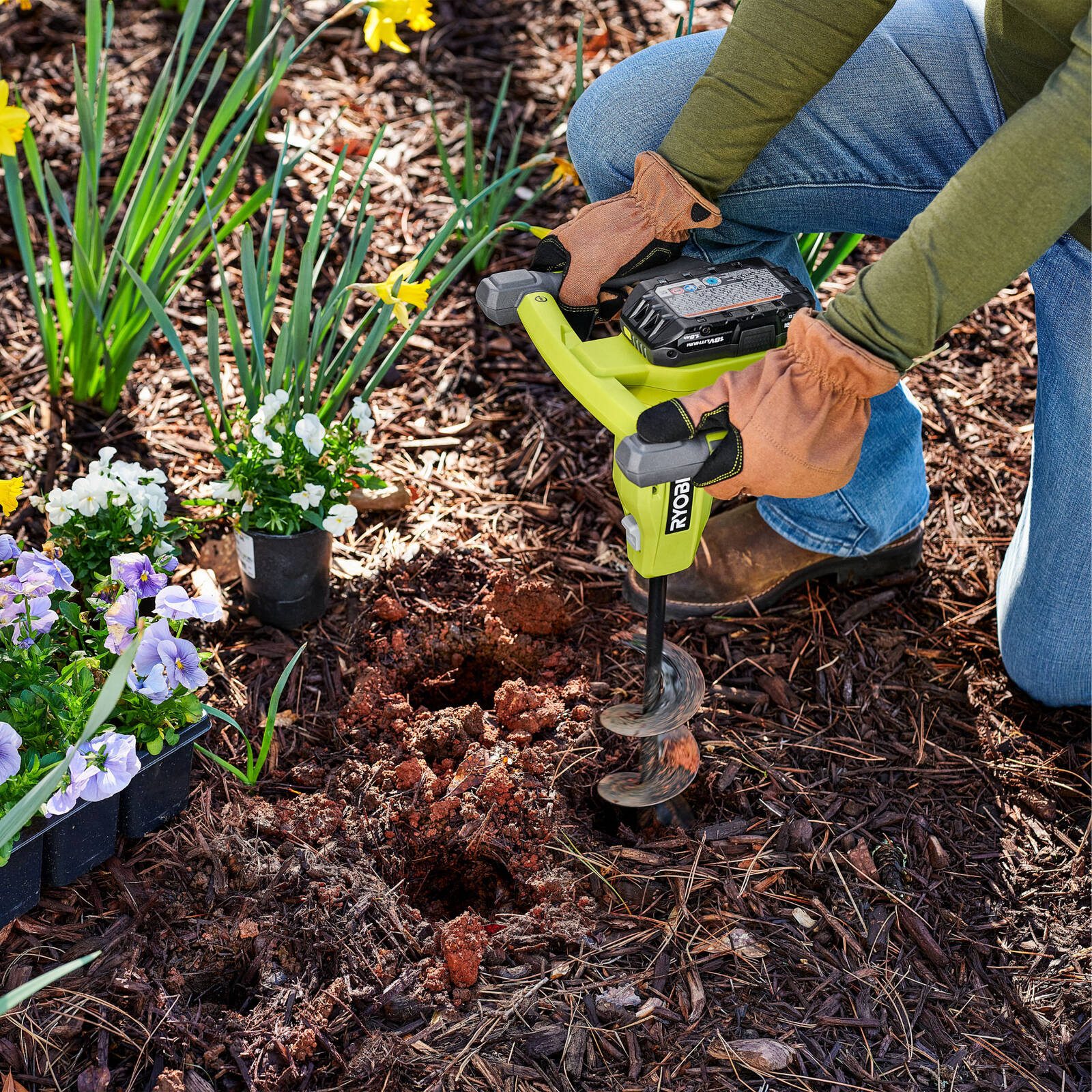 Ryobi 18V ONE Handheld Planter Tool Only Bunnings New Zealand