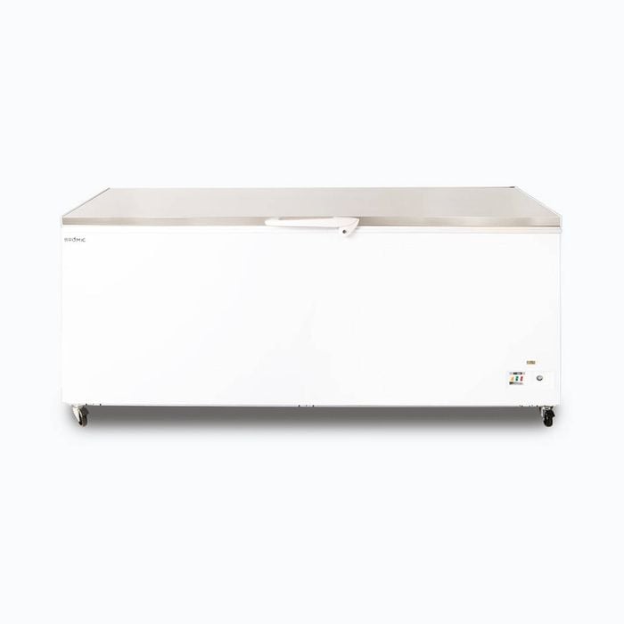 Bromic Storage Chest Freezer - 675L - Stainless Steel Top